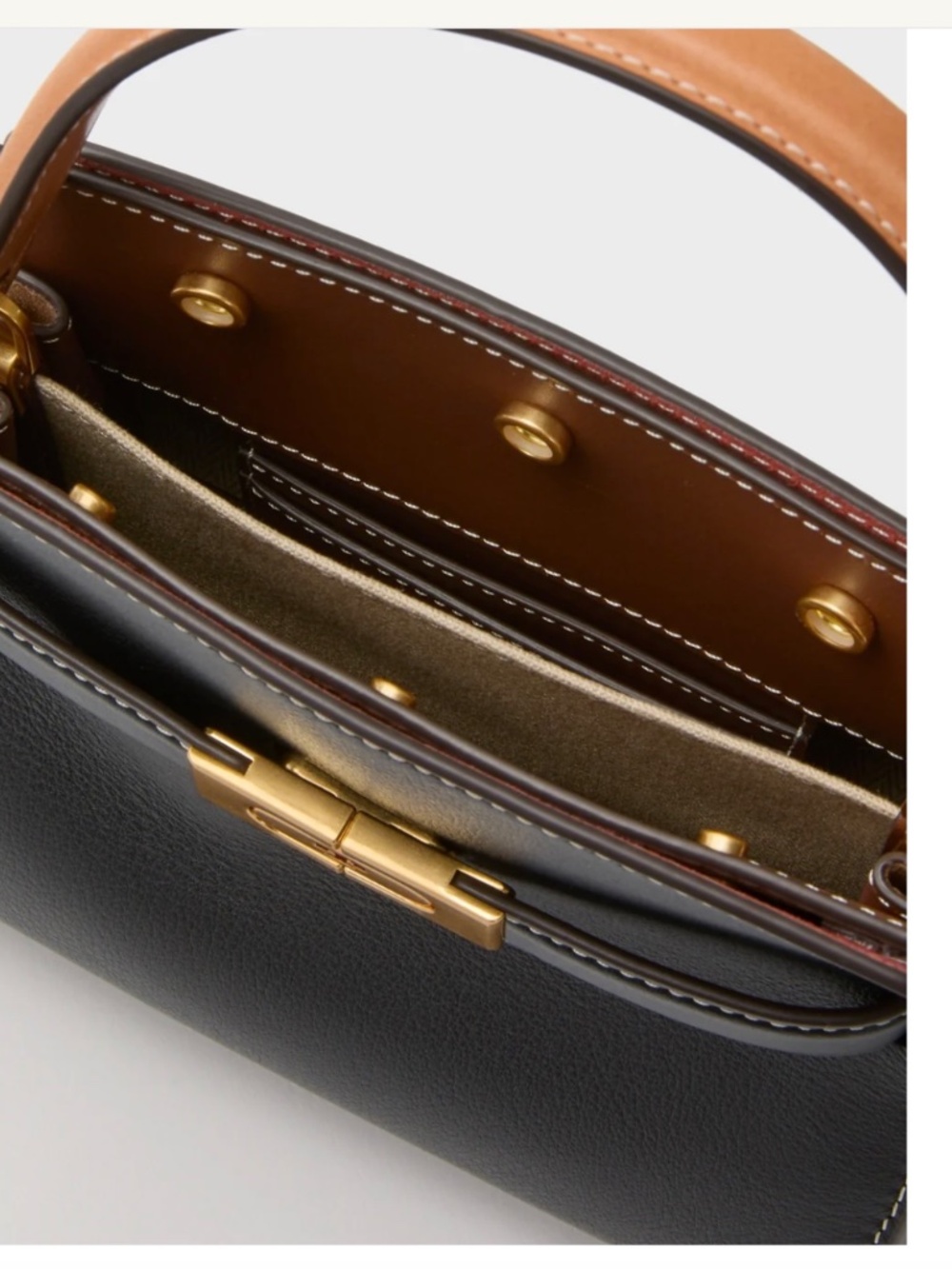 Tory Burch Lee Radziwill Petite Double Bag Black Crossbody + Dust Bag - Picture 4 of 16